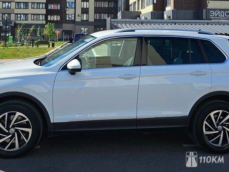 Volkswagen, Tiguan, 2000, 180, бензин, внедорожник, робот, полный привод, среднее состояние, левый, белый, 3 100 000 ₽