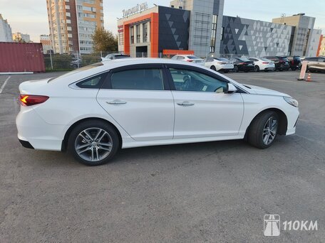 Hyundai, Sonata, 2400, 171, бензин, седан, автомат, передний привод, среднее состояние, левый, белый, 2 150 000 ₽