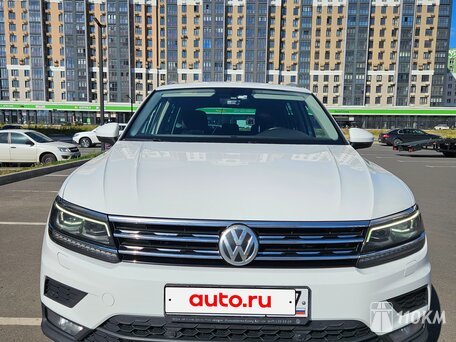 Volkswagen, Tiguan, 2000, 180, бензин, внедорожник, робот, полный привод, среднее состояние, левый, белый, 3 100 000 ₽