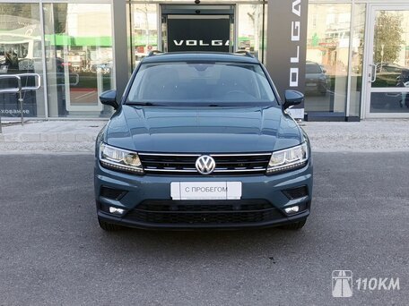 Volkswagen, Tiguan, 1400, 150, бензин, внедорожник, робот, передний привод, среднее состояние, левый, синий, 1 999 000 ₽