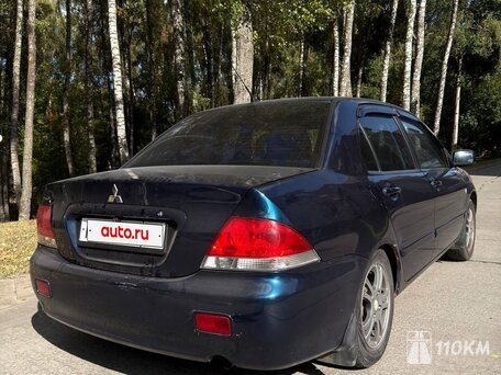 Mitsubishi, Lancer, 1600, 98, бензин, седан, автомат, передний привод, среднее состояние, левый, синий, 270 000 ₽